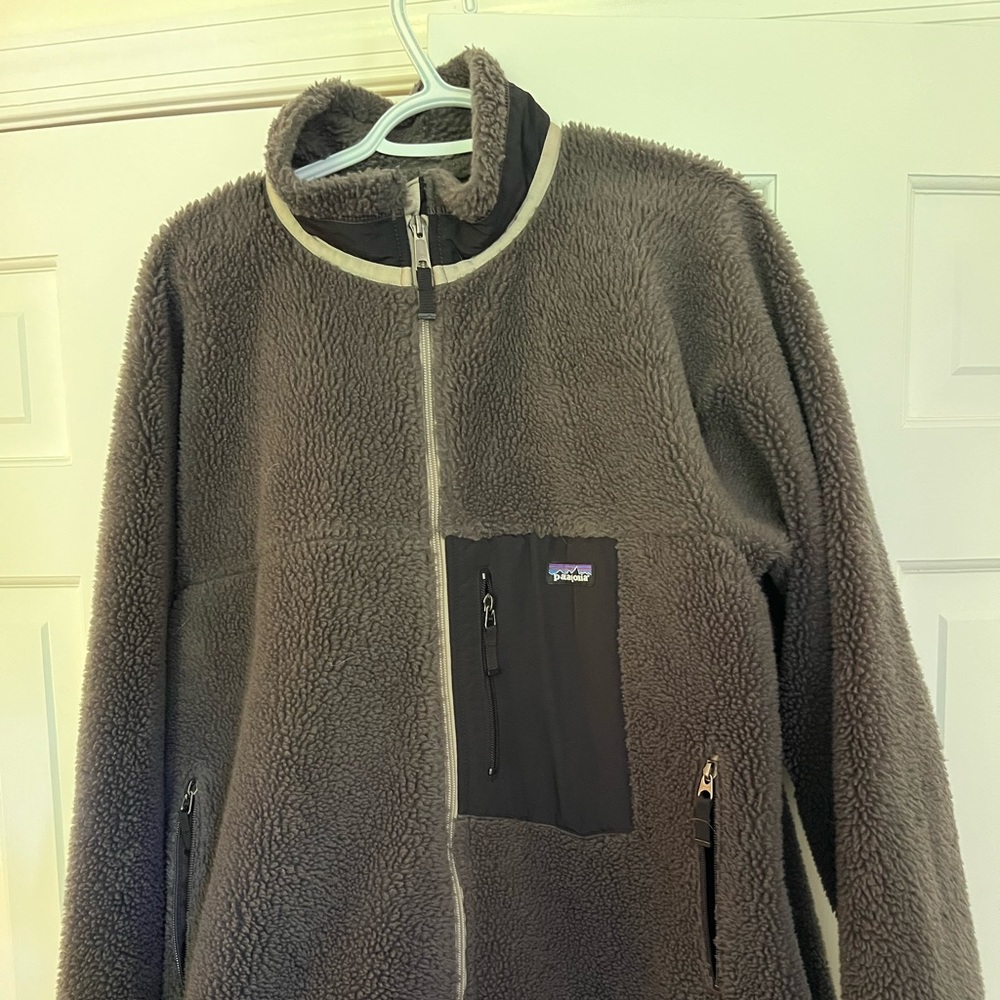 Grey monkey Patagonia jacket